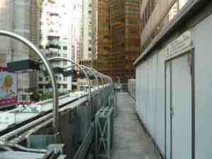 銅鑼灣空氣質素監測站四樓平台外觀